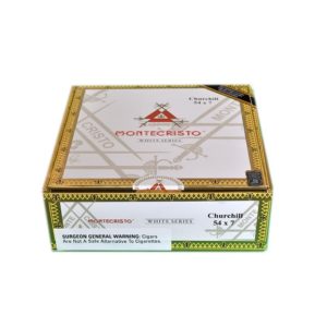 MONTECRISTO WHITE SERIES  CHURCHILL - 54X7 - BOX 27