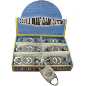 STAINLESS STEEL CIGAR CUTTER DISPLAY